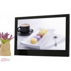 Встраиваемый Smart телевизор для кухни AVS240WS (черная рамка)