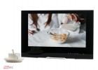 Встраиваемый телевизор для кухни AVS220W (черная рамка)